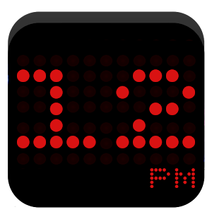 Dot Matrix V Clock For GearFit LOGO-APP點子