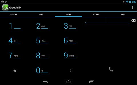 Screenshot GrooVe IP - Free Calls v2.0.7