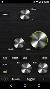 download Skin for Poweramp Dark Metal free