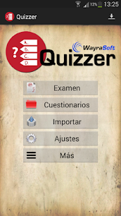 Captura de pantalla de la aplicacion Android Quizzer Key