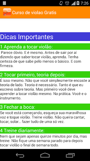 【免費音樂App】Curso de Violão Gratis-APP點子