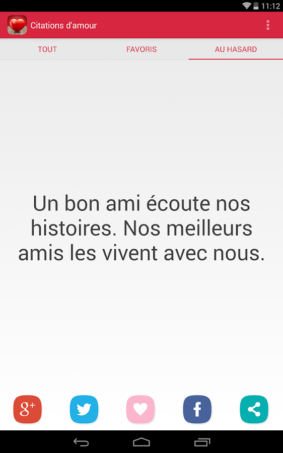 Citation Francaise D Amour