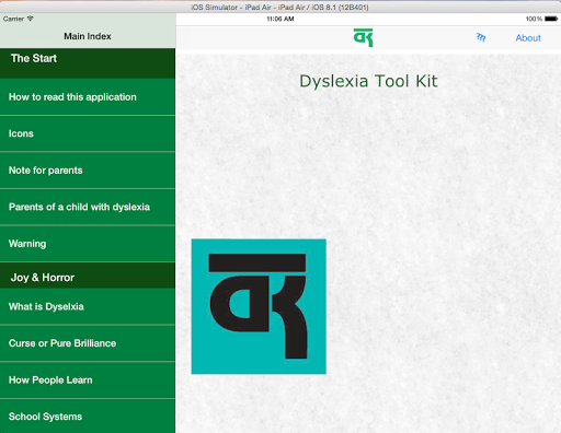 【免費書籍App】Dyslexia Tool Kit-APP點子