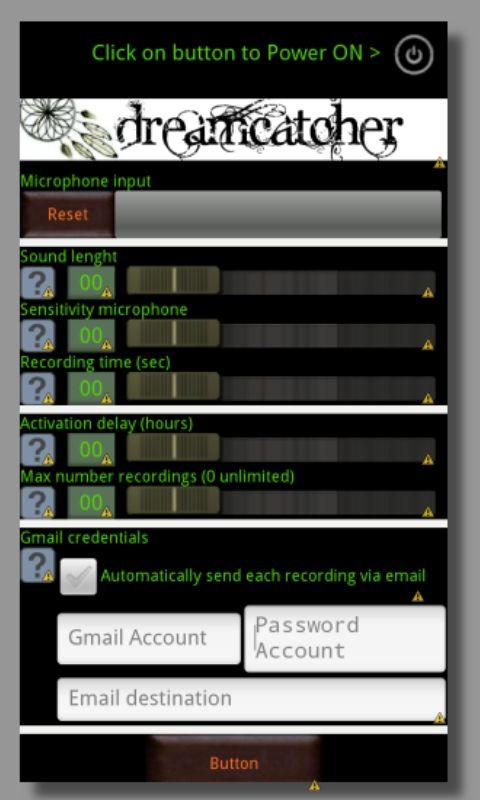 Android application [Night] Evp DreamCatcher screenshort