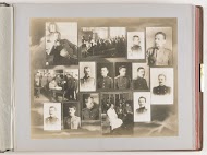 Compositie van vijftien portretten van onbekende studenten van de Keizerlijke Militair-Medische Academie