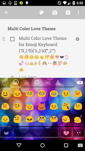 【免費個人化App】Multicolor Emoji Keyboard-APP點子