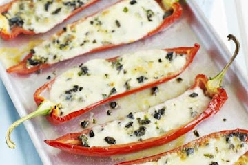 Stuffed sweet peppers