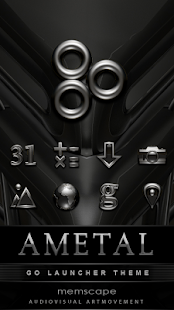 How to mod Ametal GO Theme 2.2 unlimited apk for android