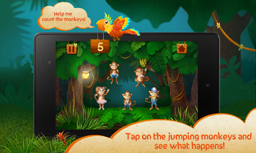 Baby songs: 5 Little Monkeys(圖2)-速報App