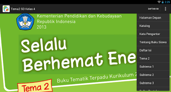 App BSE Kur 2013 SD Kelas 4 Tema 2 APK for Windows Phone ...