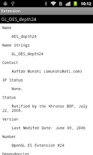 OpenGL Extensions Viewer