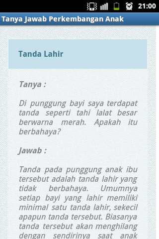 免費下載書籍APP|Tanya Jawab Perkembangan Anak app開箱文|APP開箱王