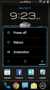 Leather Blue CM11/AOKP Theme - screenshot thumbnail