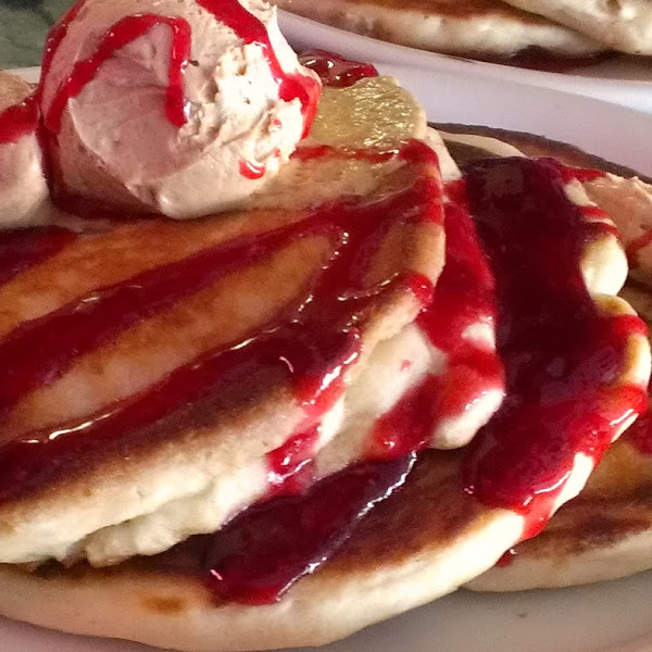 Peanut Butter & Jelly Pancakes