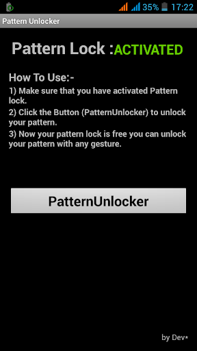 Pattern Unlocker