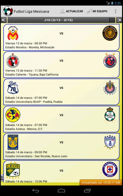 Soccer Mexican League - Android Apps on Google Play