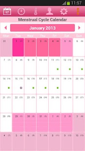 Menstrual Cycle Calendar