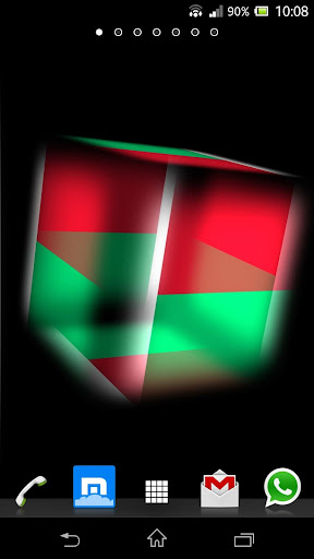 3D Madagascar Cube Flag LWP