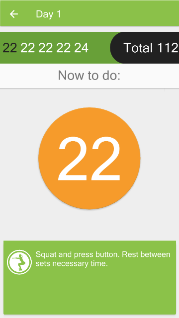 300 Squats. Be Stronger PRO Screen 2