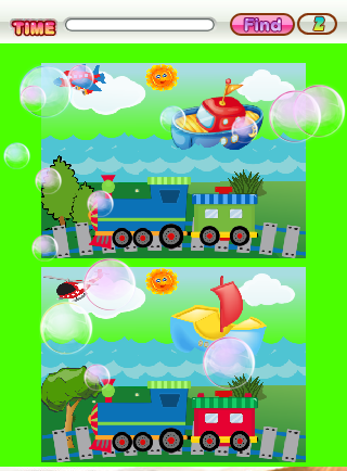 Vehicle Games What’s Different Screen 2