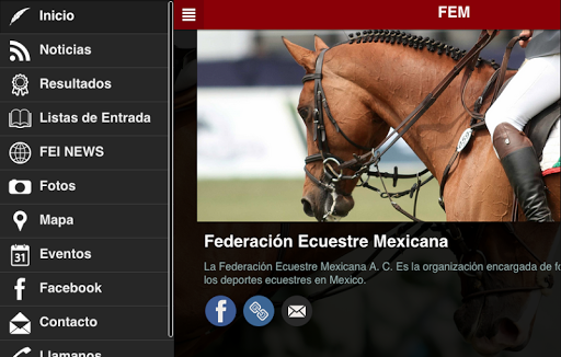 【免費運動App】Federación Ecuestre Mexicana-APP點子