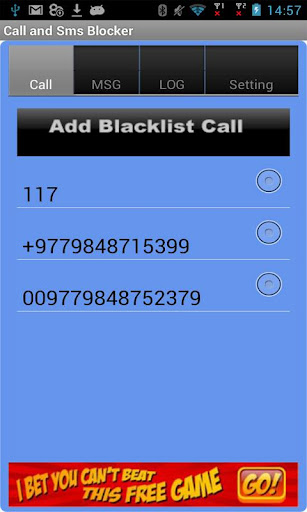 Call and SMS Blocker