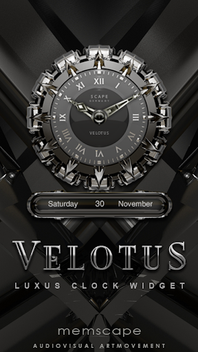 VELOTUS Designer Clock Widget