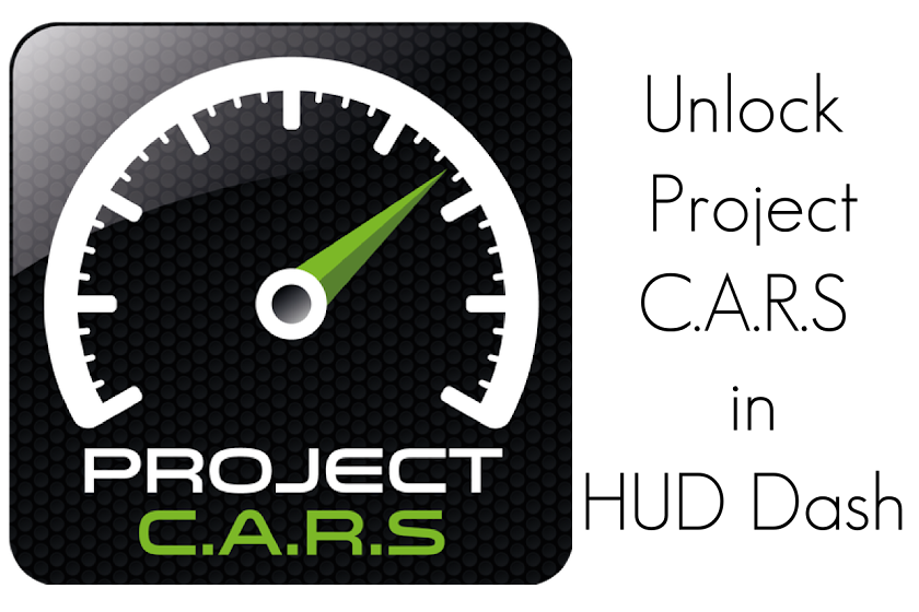 HUD Dash KEY for Project Cars Screen 3
