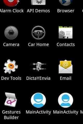 SayAndSend Screen 1