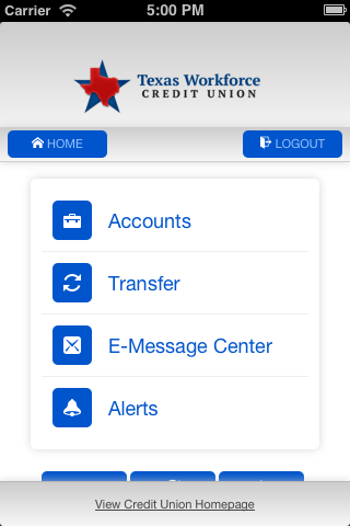 TWCU Mobile - screenshot