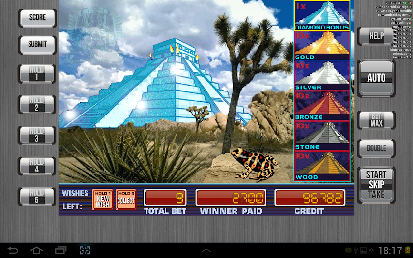 Aztec Gold Screen 3