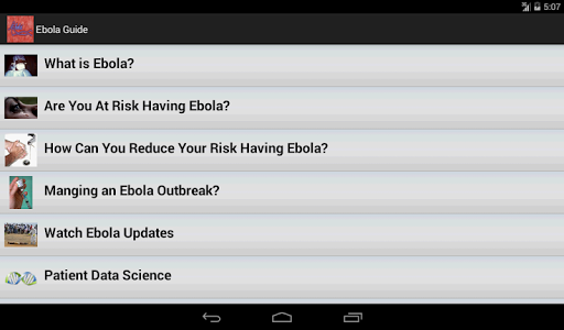 【免費健康App】Ebola Guide-APP點子