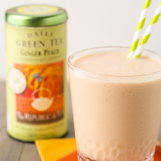 Ginger Peach Green Tea Smoothie