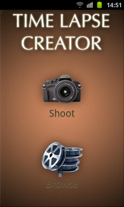 Android application Time Lapse Creator screenshort