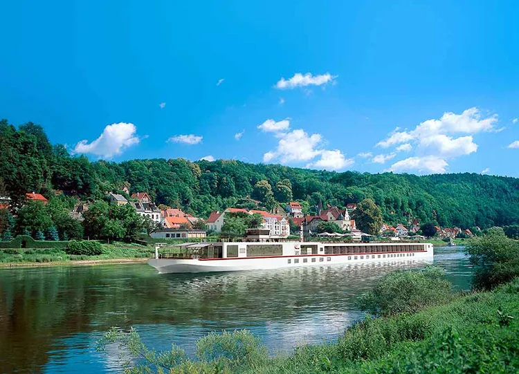  Sail on a Viking Longship custom-designed to navigate Europe's narrow waterways.