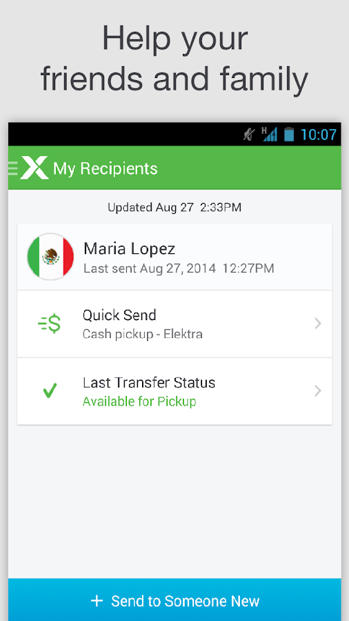 Xoom Money Transfer Android Apps on Google Play