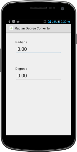 Radian Degree Converter