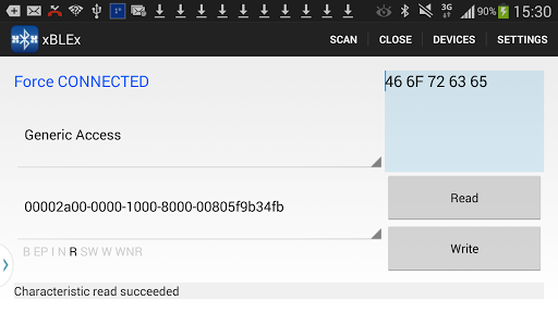 xBLEx Bluetooth Low Energy