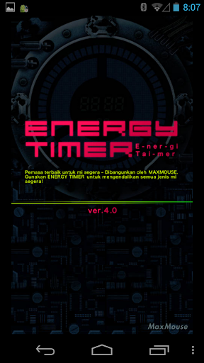 Energy Timer(Malay/English) 4.0.1 Windows u7528 1