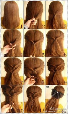 Hairstyle step by stepのおすすめ画像2