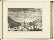 Gezicht op het Place des Victoires te Parijs, 1726