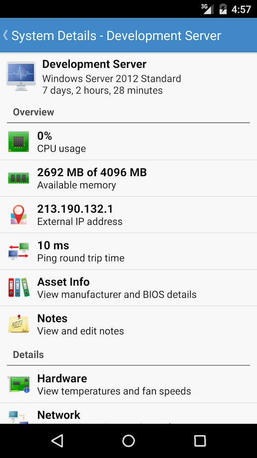    Pulseway- screenshot  