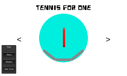 Tennis For One