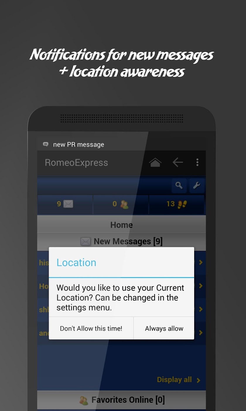 Romeo Express Screen 2