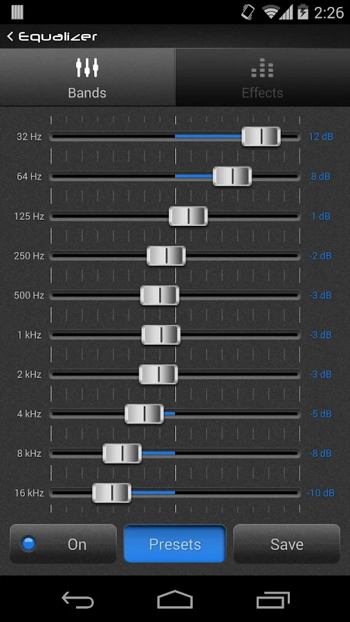 NRGplayer music player - screenshot