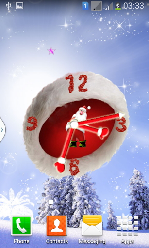 Santa Claus Clock