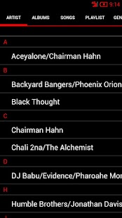 Lastest Red Holo ICS UberMusic Skin APK