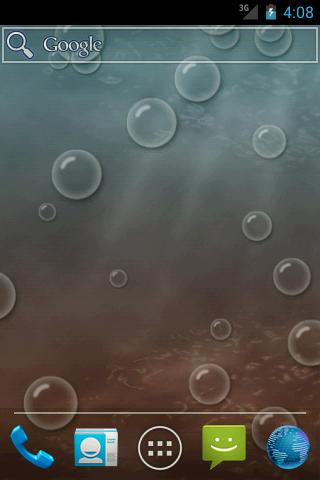 Bubble live wallpaper Pro Screen 2