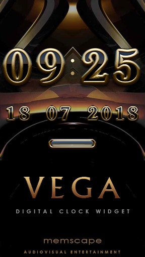 VEGA Digital Clock Widget