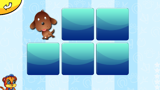 Memory pairs puzzle game kids